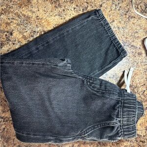 Cat & Jack Black Kids Casual Bottoms